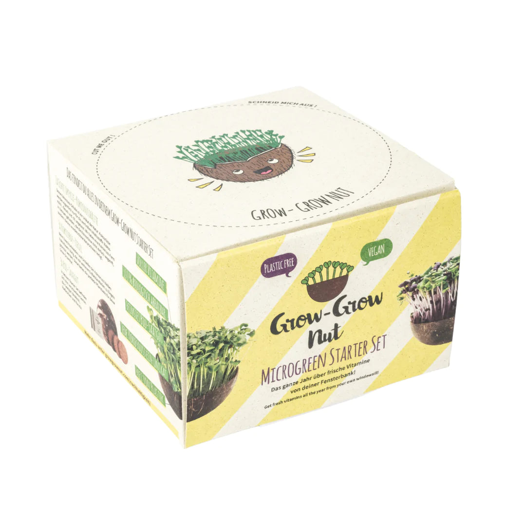 Verpackung von Grow-Grow Nut (Microgreen Starter Set)